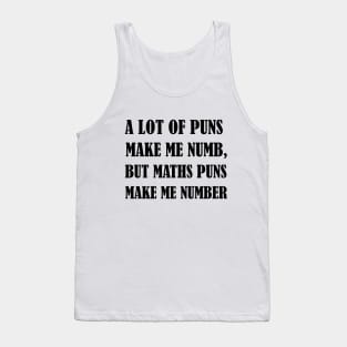 Math Puns Tank Top